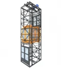 Шахтный подъемник 2000 кг, 12 м Фото в Перми