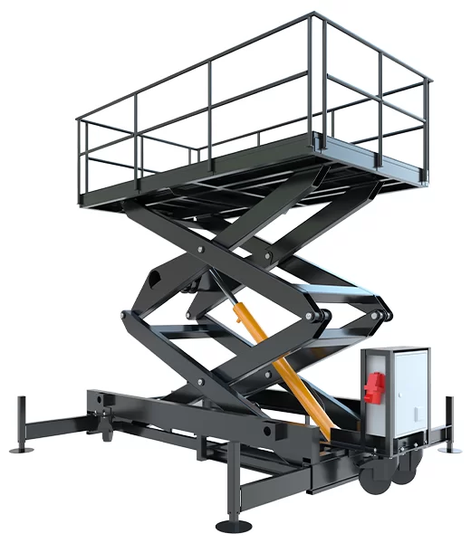 Ножничный передвижной подъемник 3000 кг, 9 м Фото в Перми