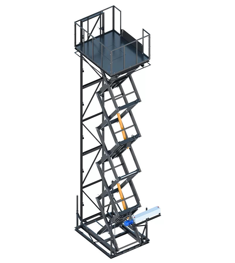 Стационарный ножничный подъемник 4000 кг Фото 